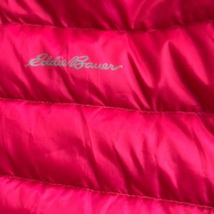 EDDIE BAUER Girls Reversible Puffer‎ Down Jacket Size L (14/16)
